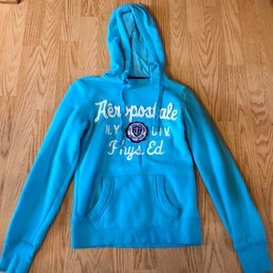 Blue Aeropostale hoodie